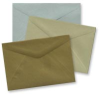 C6 Envelopes - Silver & Gold
